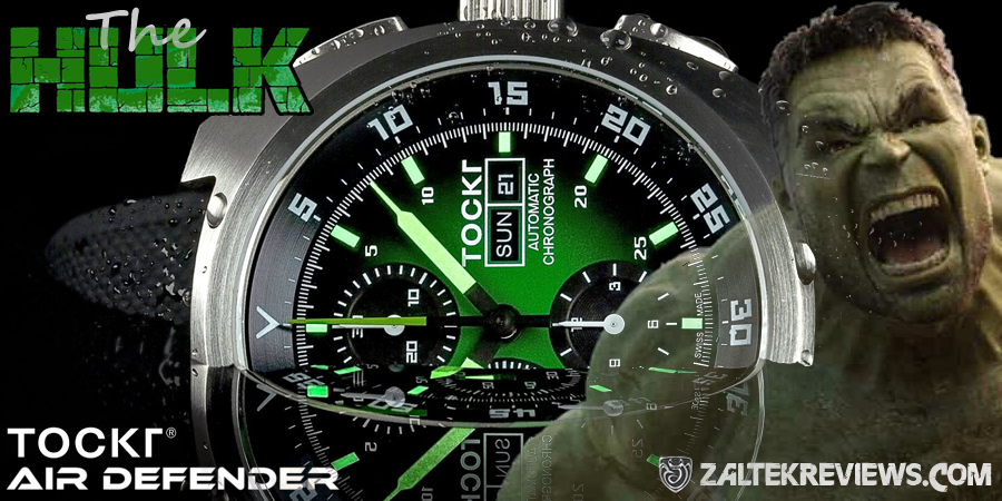 Tockr Air Defender Chronograph – AD1SS.01.LS – 1,960 USD – The Watch Pages