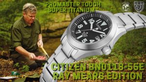 Read more about the article Citizen Promaster Titanium BN0118-55E Ray Mears Edition