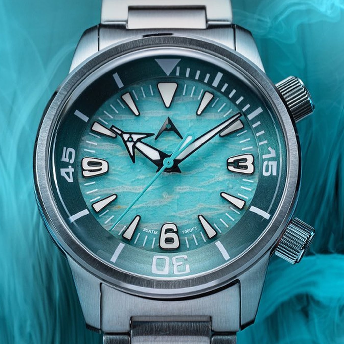 Aerotec Wave Diver | Amazonite Stone Dial