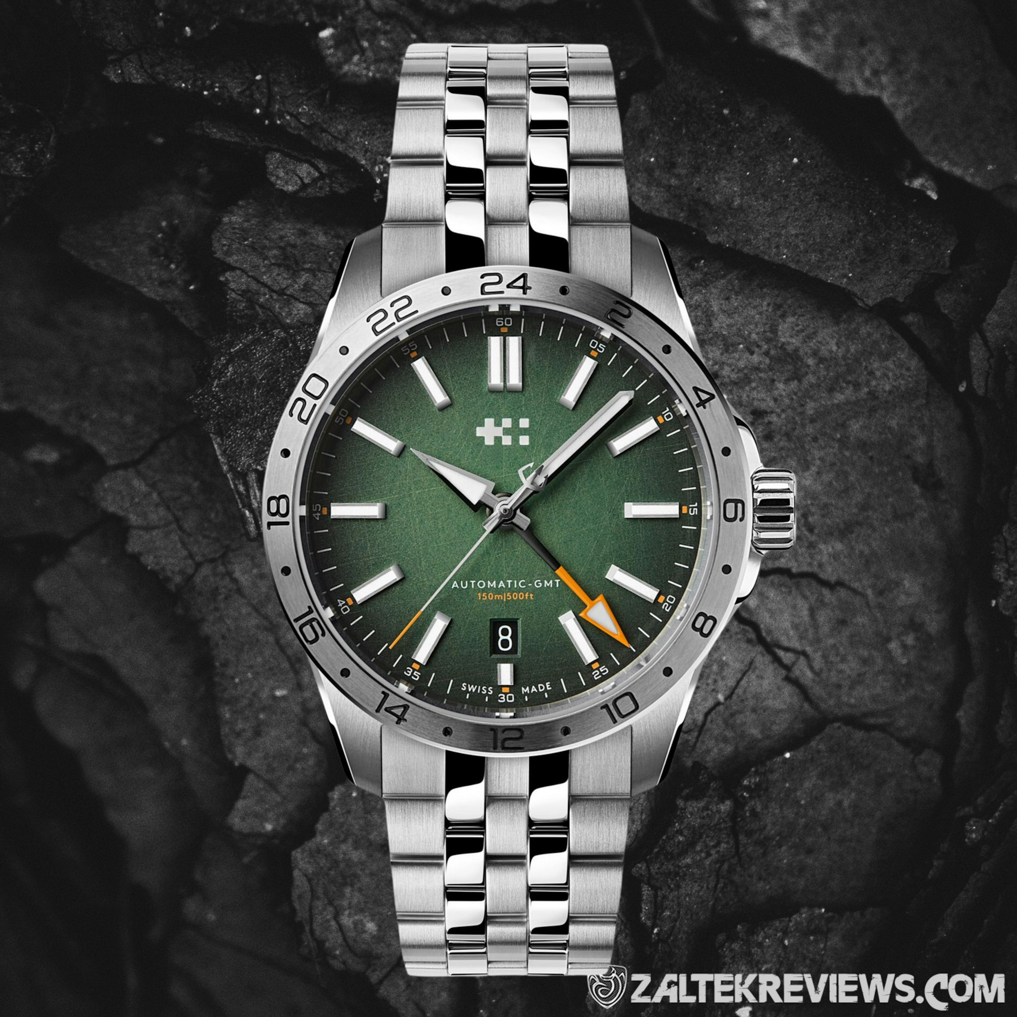 Christopher Ward C63 Sealander GMT Hunter Green