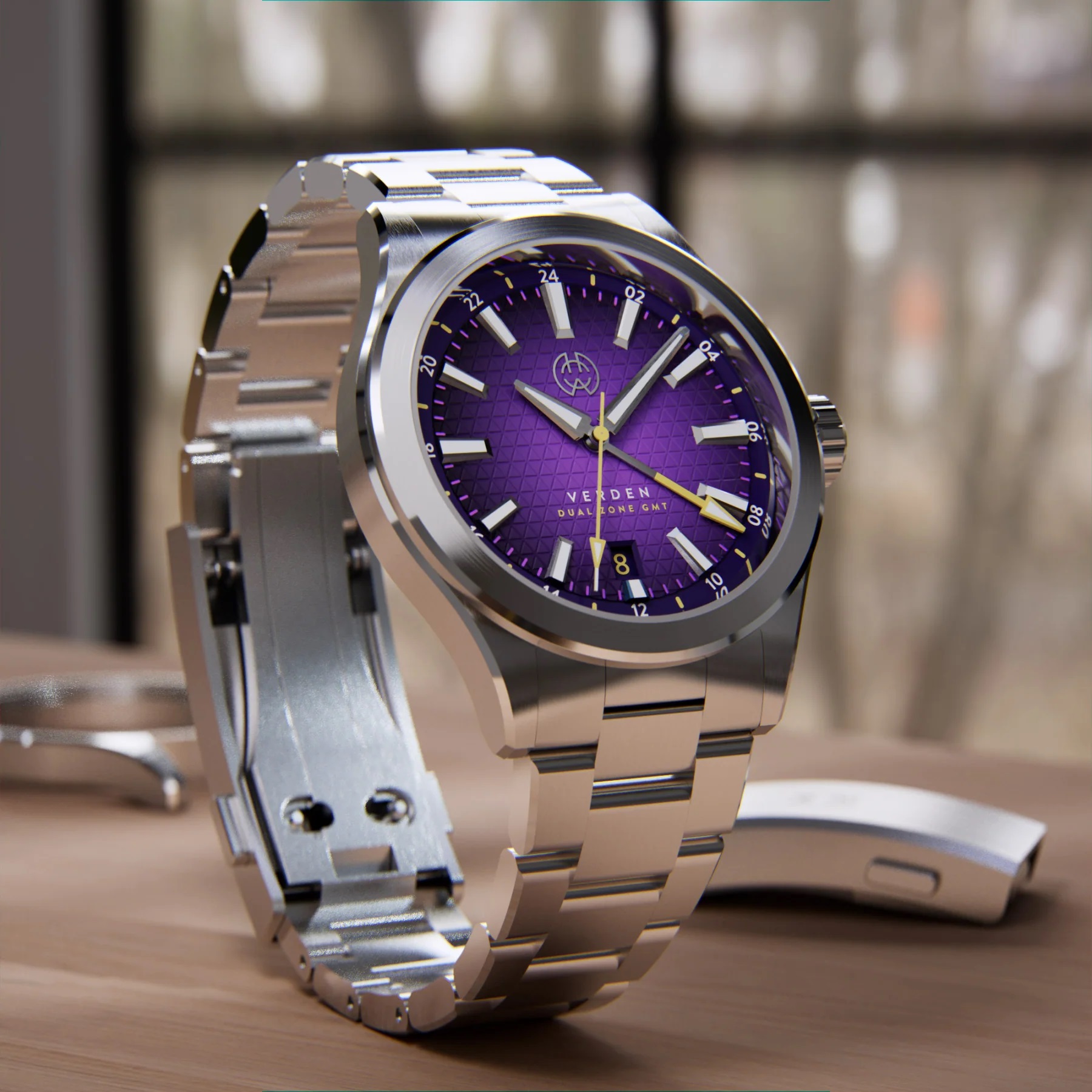 Henry Archer Verden GMT | Purple Eclipse