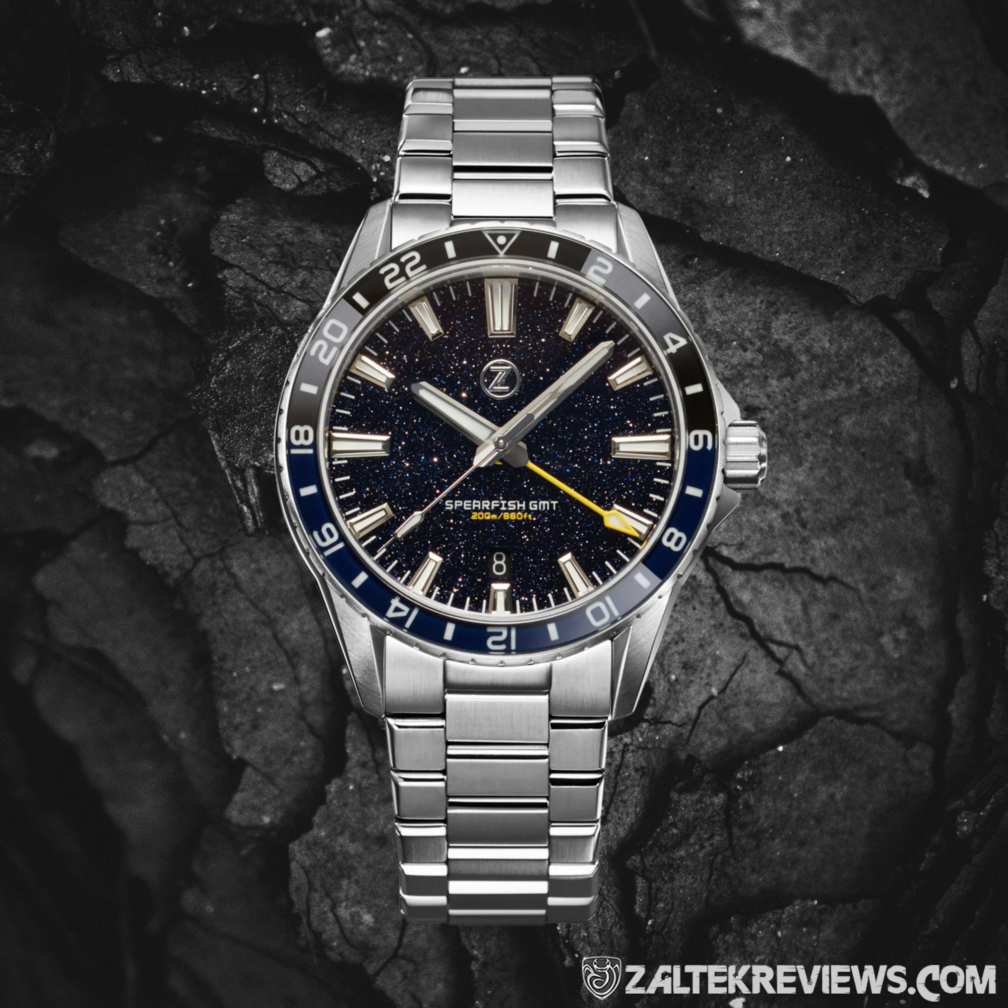 Zelos Spearfish GMT | Aventurine