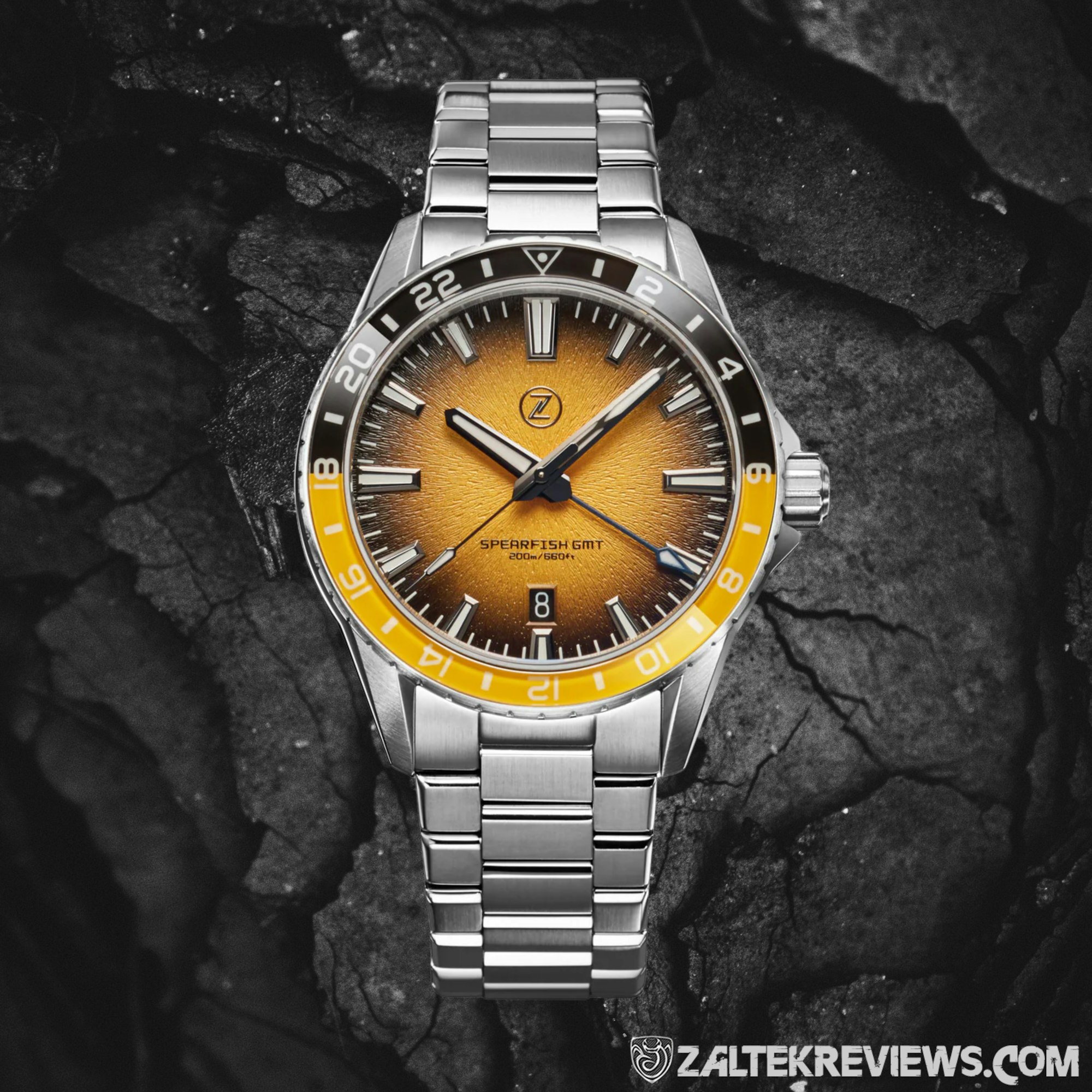 Zelos Spearfish GMT | Bumblebee