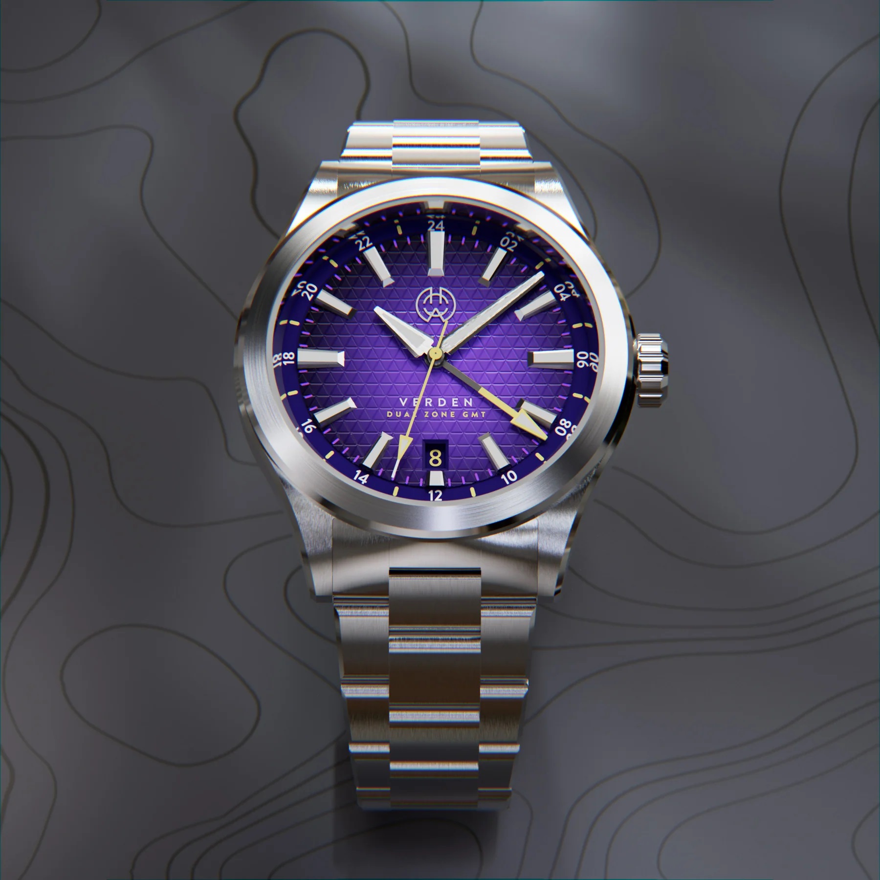 Henry Archer Verden GMT | Purple Eclipse